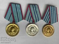 #2 3 Medals of the Ministry of Interior 10, 15, and 20 Years of Service