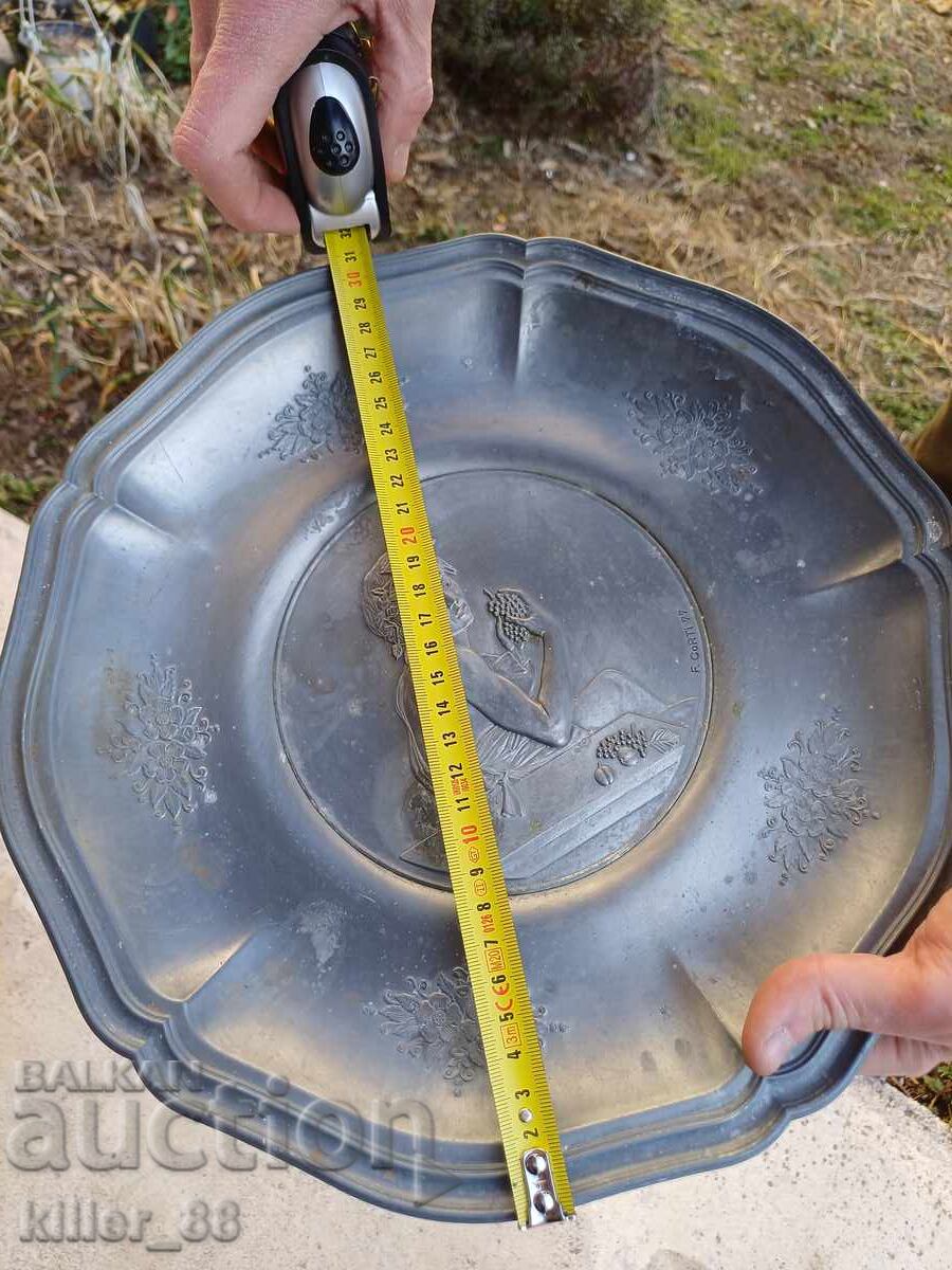 Delivery of Enameled plate