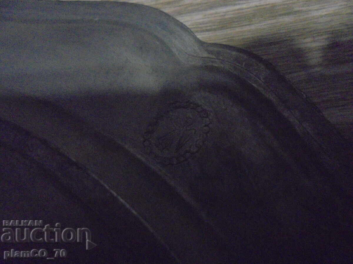 №8281 Old metal plate / panel - 5