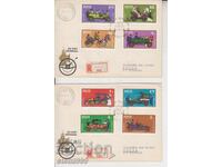 Plic Poștal Prima Zi FDC LOT 2 pl. RETRO AUTOVEHICULE