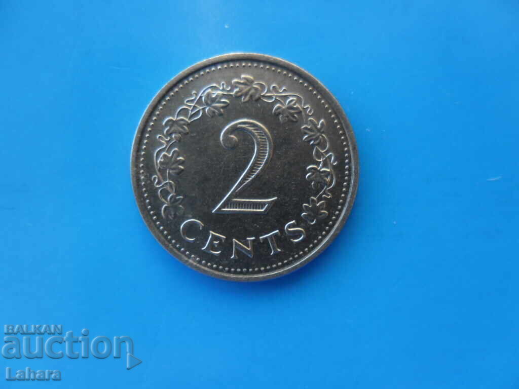 2 цента 1976 г. Малта
