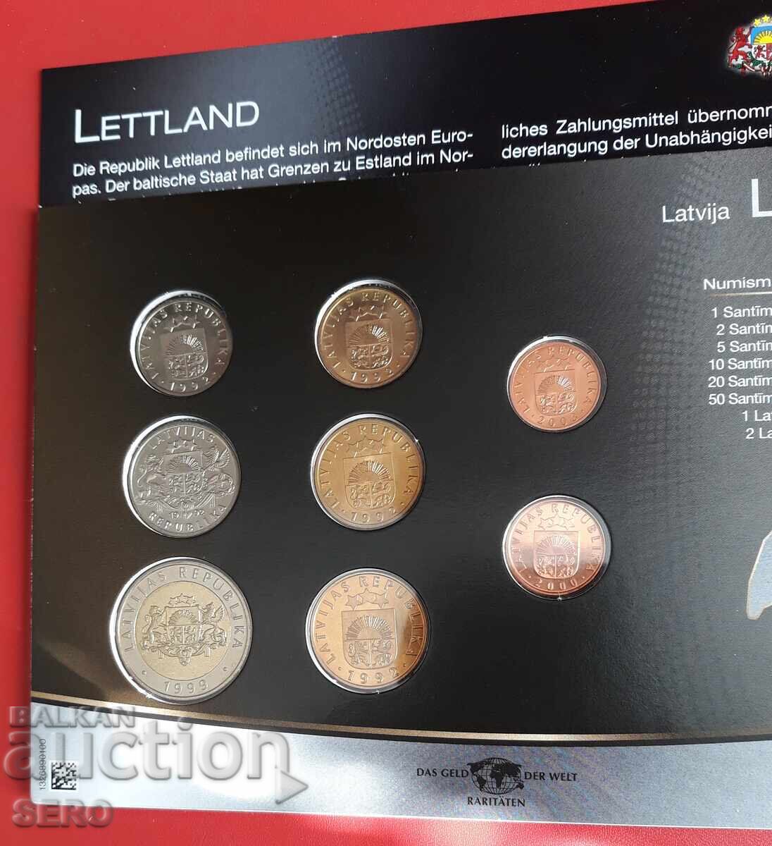 Δημοπρασία Λετονία - ΣΕΤ 1992-2003 από 8 νομίσματα