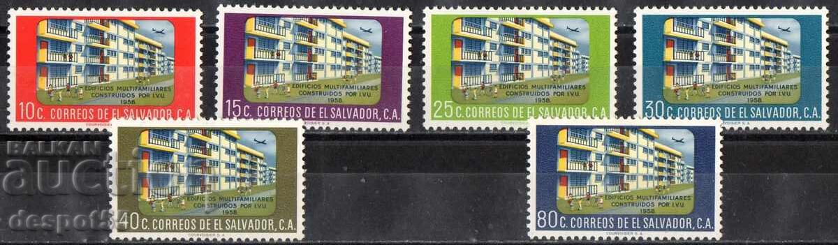 1960. Ελ Σαλβαδόρ. Οικοδομικό έργο "I.V.U."