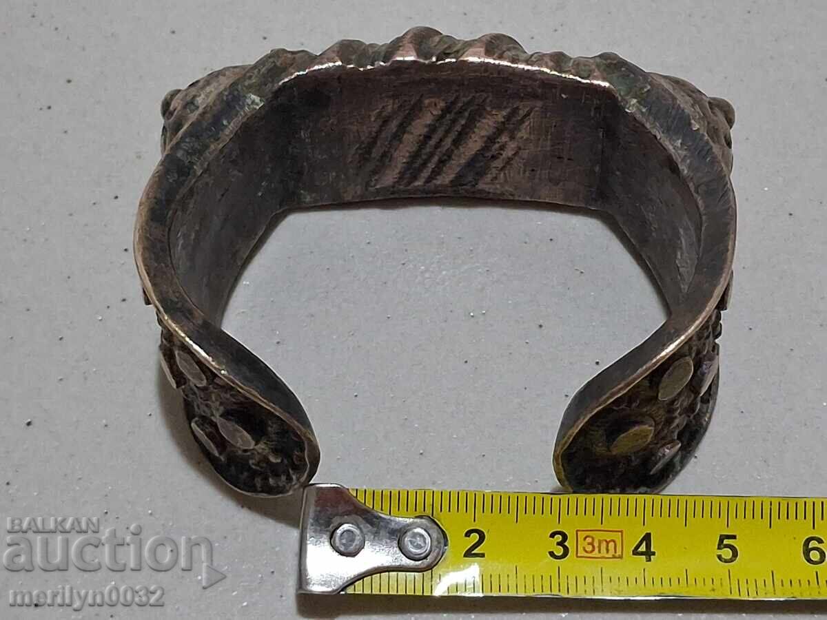 Αναγεννησιακό βραχιόλι τύπου rogatka από σαchan, κόσμημα bijou - 7