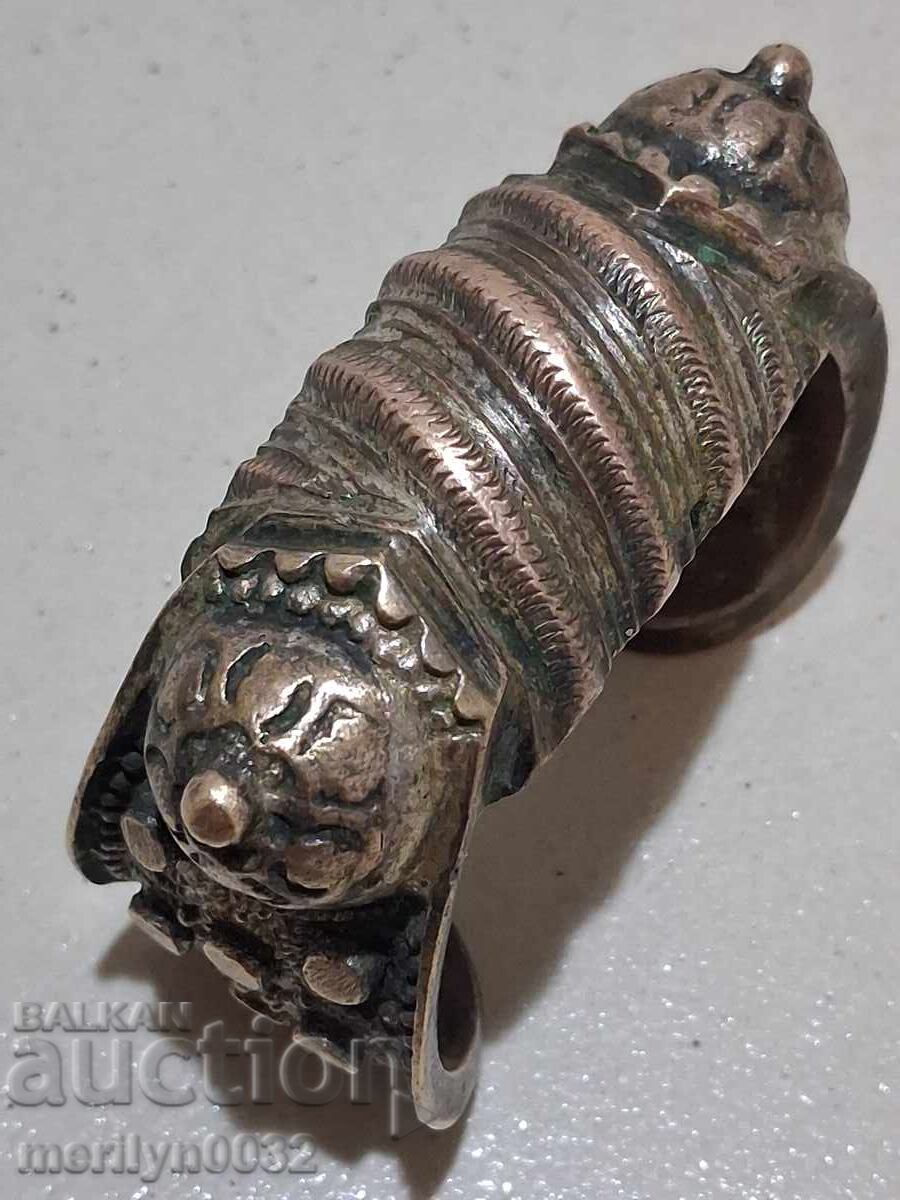 Αναγεννησιακό βραχιόλι τύπου rogatka από σαchan, κόσμημα bijou