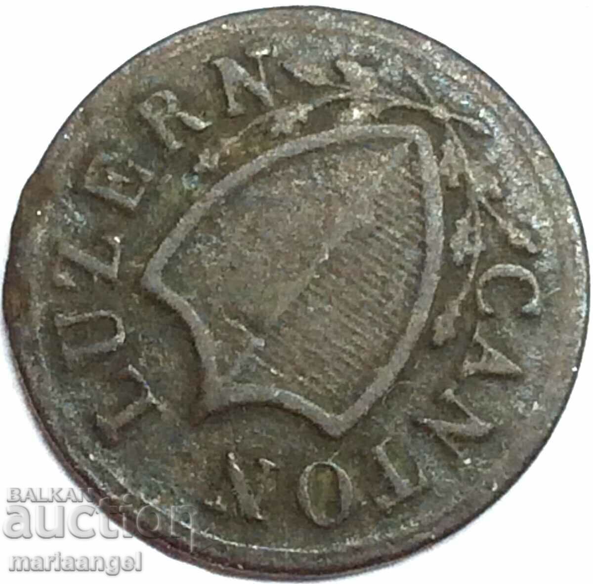 Switzerland 1 rapen 1830 canton Lucerne - quite rare - 5