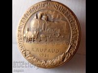 Medalie rară din 1931