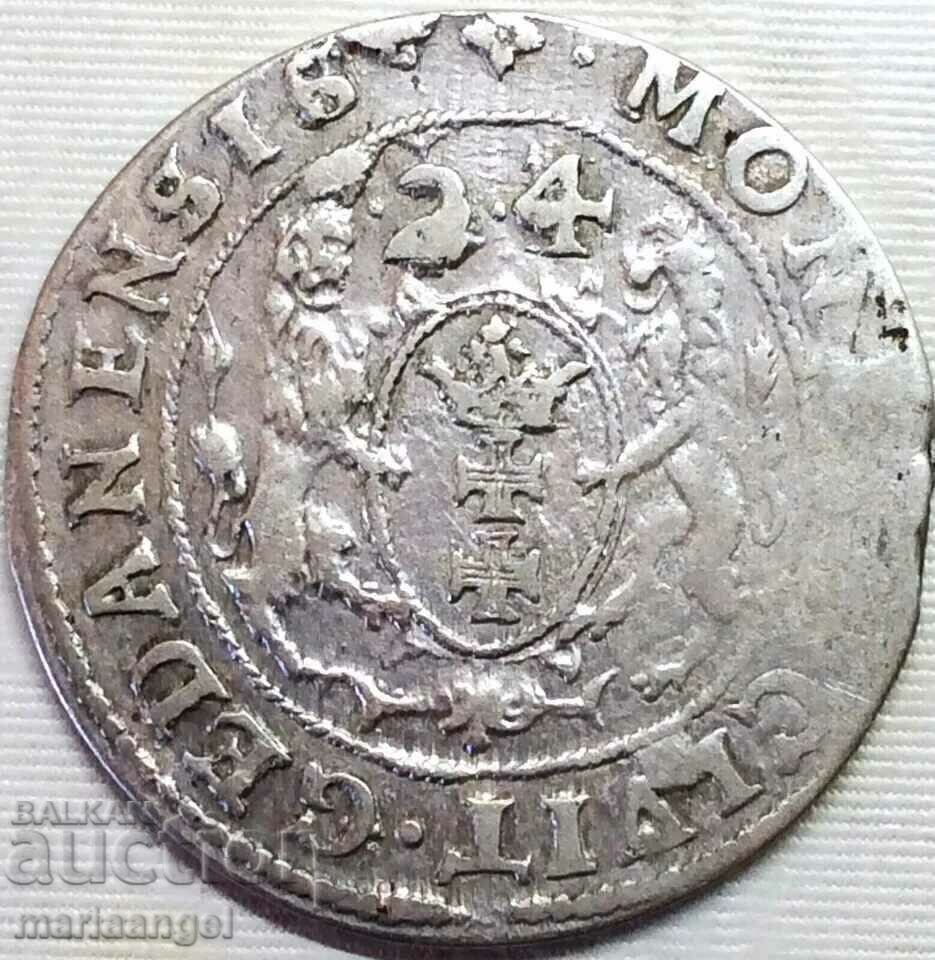 Delivery of Poland 1/4 Thaler 1624 Ort Sigismund III Vasa large silver Delivery of Poland 1/4 Thaler 1624 Ort Sigismund III Vasa large silver