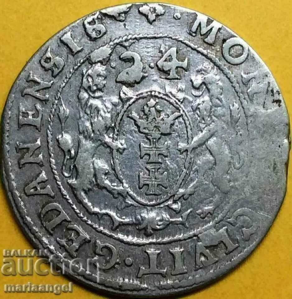 Poland 1/4 Thaler 1624 Ort Sigismund III Vasa large silver - 6 Poland 1/4 Thaler 1624 Ort Sigismund III Vasa large silver - 6