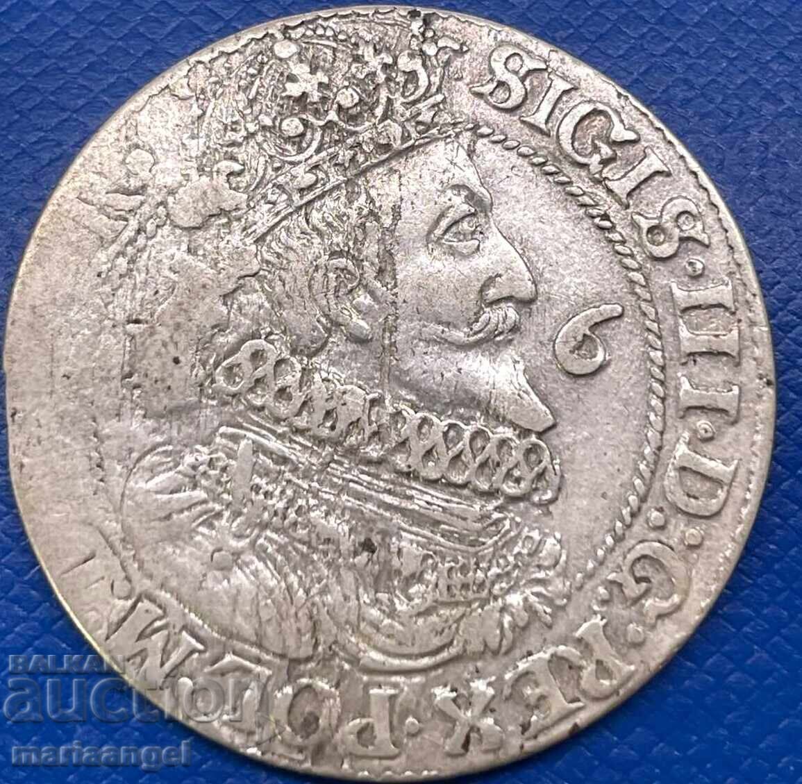 Poland 1/4 Thaler 1624 Ort Sigismund III Vasa large silver Poland 1/4 Thaler 1624 Ort Sigismund III Vasa large silver