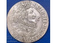 Πολωνία 1/4 Τάλερ 1624 Ορτ Σιγισμούνδος Γ' Βάσα μεγάλο ασήμι