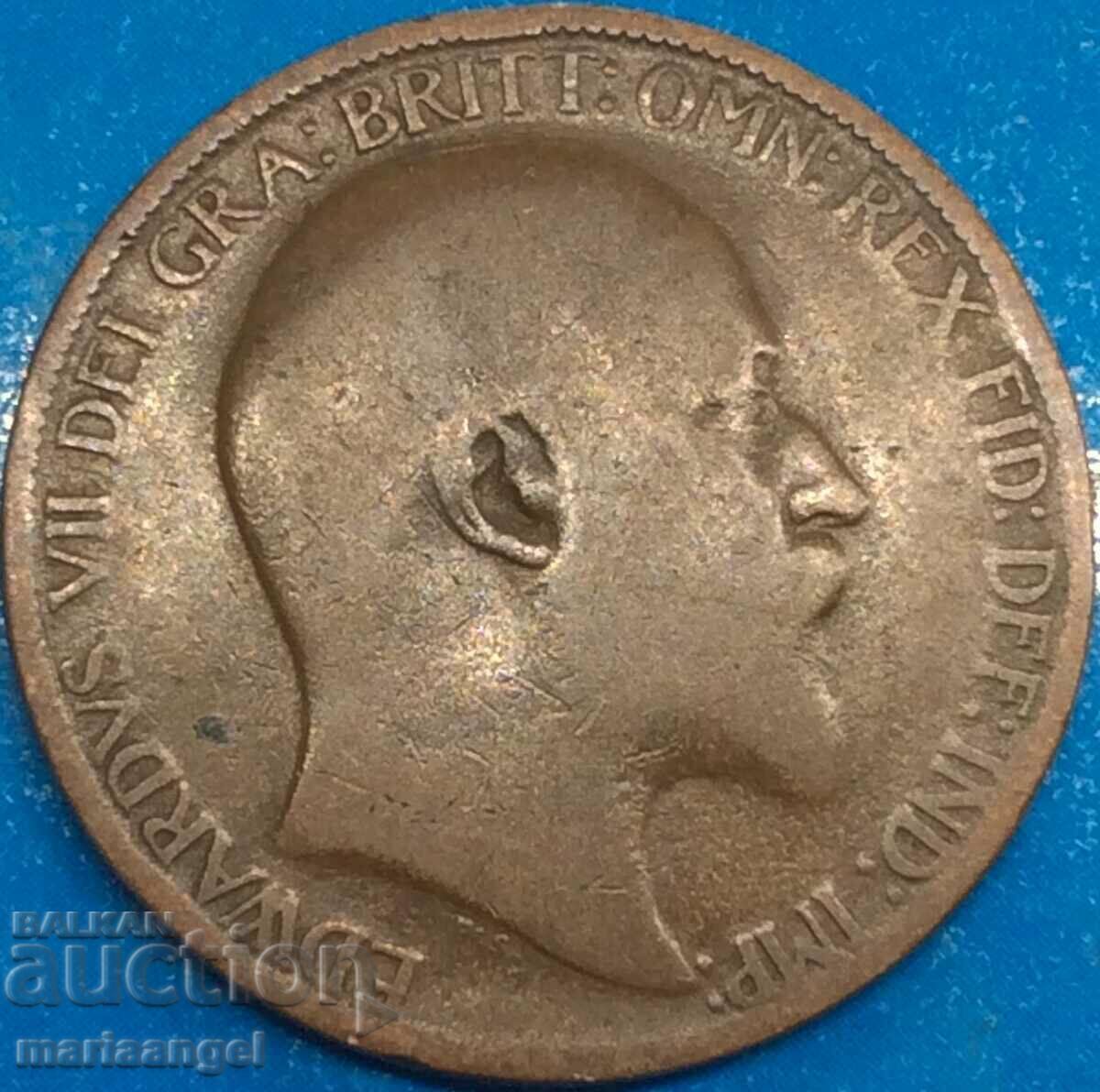 Marea Britanie 1 penny 1906 30mm bronz cu preț 4.00 BGN | € 2.05 Marea Britanie 1 penny 1906 30mm bronz cu preț 4.00 BGN | € 2.05