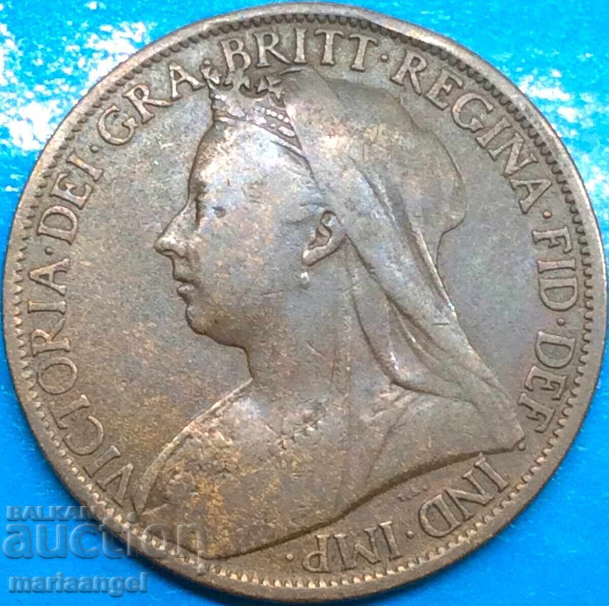 UK 1 Penny 1901 30mm Bronze 2 with price 13.00 BGN | € 6.65