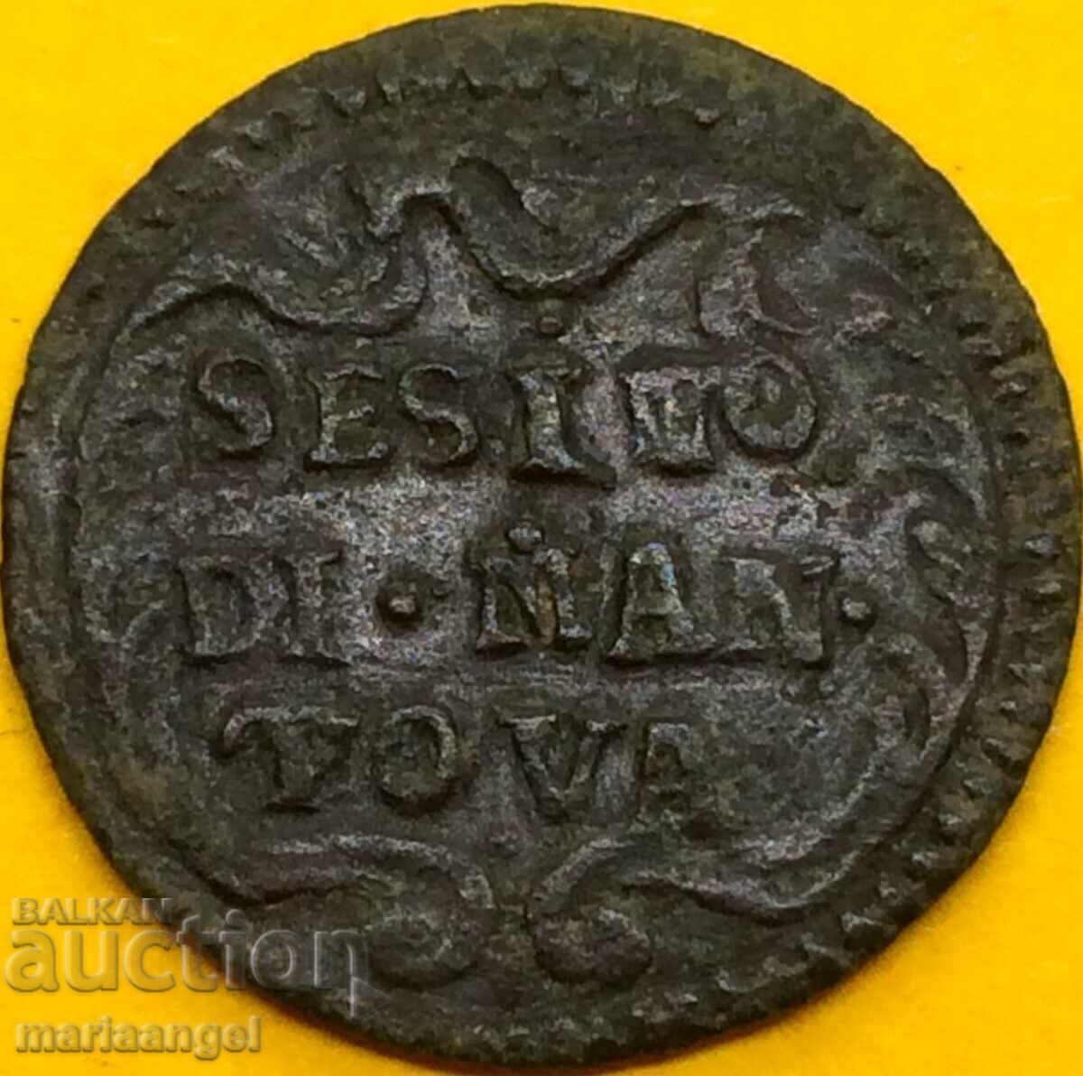 Аукцион Сесино 1733 Италия Мантуя Карл VI Австрийски