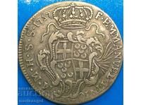 Malta 15 Tari 1757 Certificate Master Emanuel Pinto 14.42g