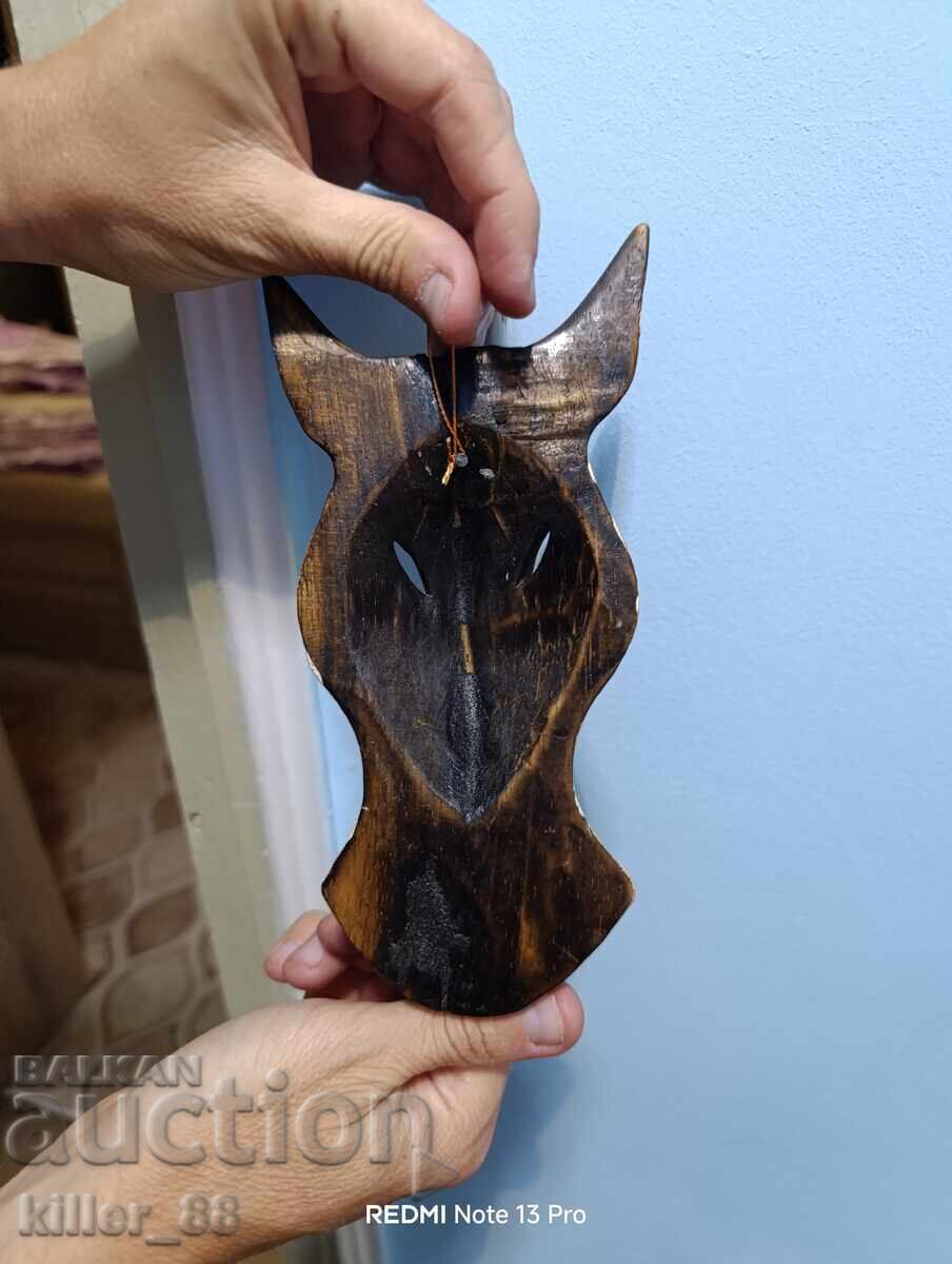 Auction  Wooden animal mask