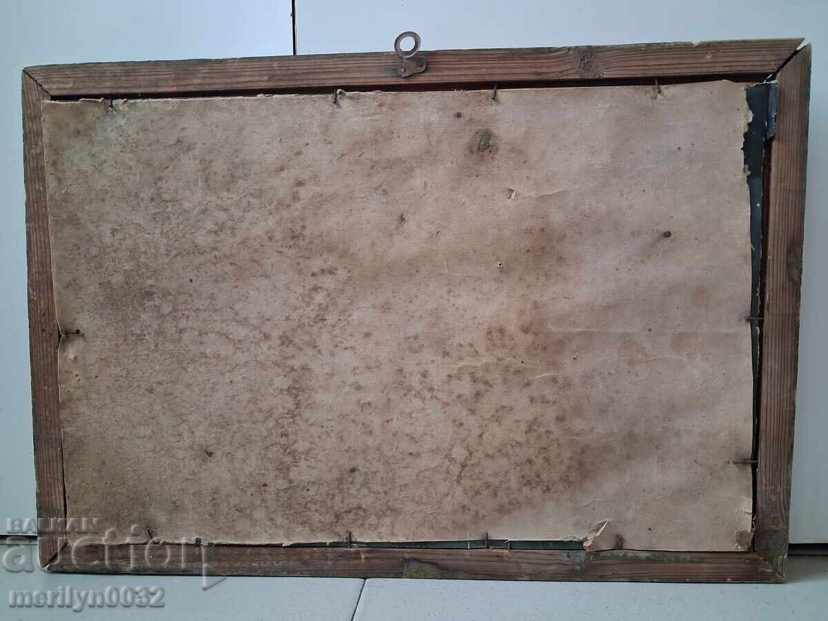 Πορτρέτο αναπαραγωγή ομαδικής σκηνής σε κορνίζα του ηγέτη Λένιν σν με τιμή 45.00 BGN | € 23.01