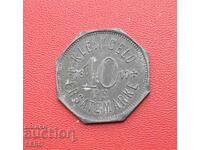 Germany-Saxony-Halle-10 Pfennig 1917