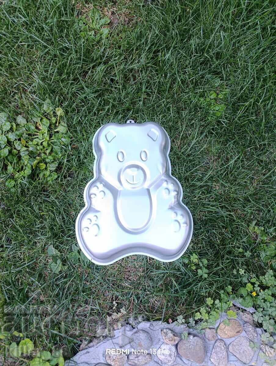 Αλουμινένιο καλούπι ψησίματος σε σχήμα αρκουδάκι με τιμή 18.00 BGN | € 9.20