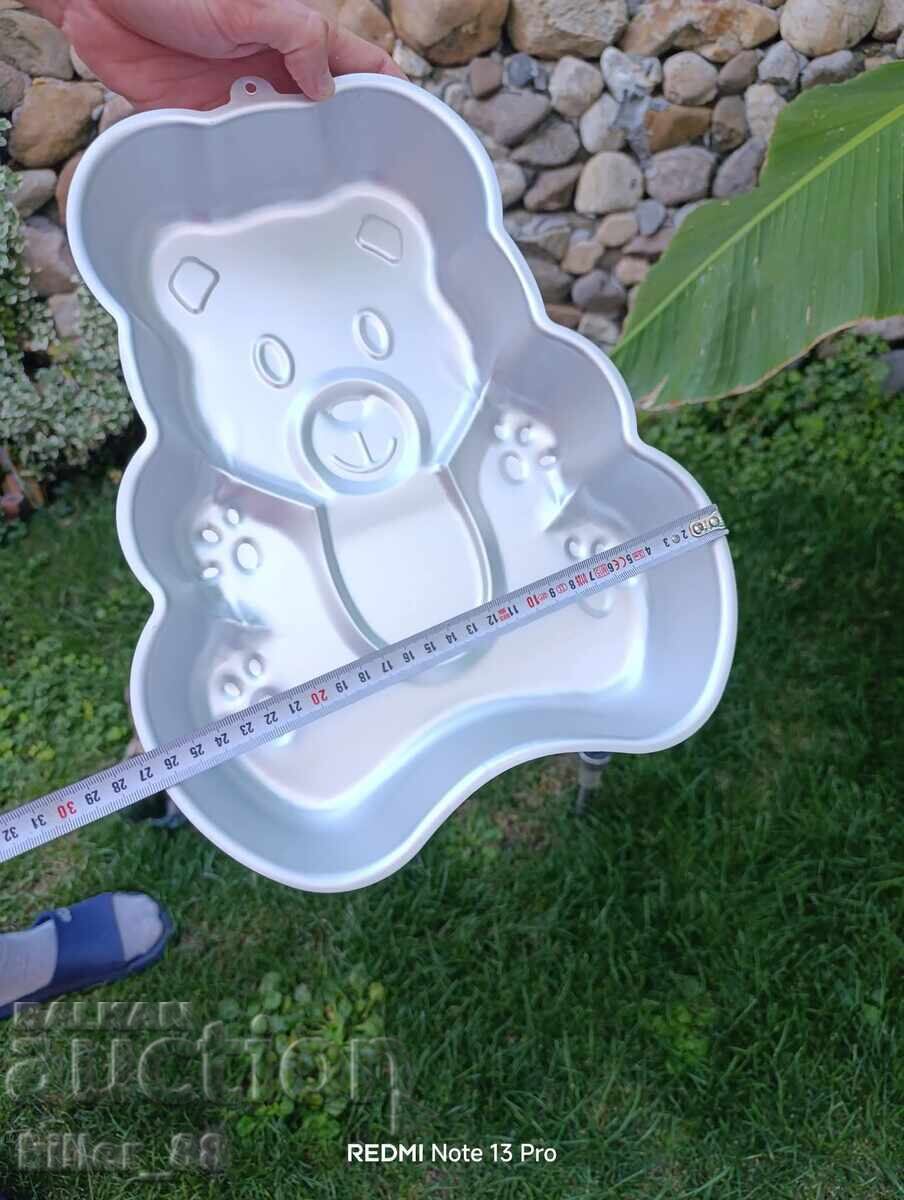 Παράδοση Αλουμινένιο καλούπι ψησίματος σε σχήμα αρκουδάκι