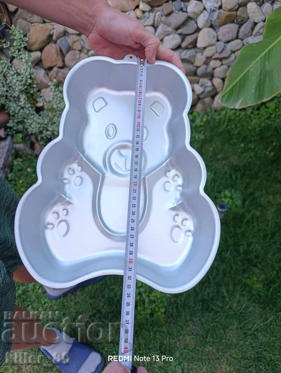 Αλουμινένιο καλούπι ψησίματος σε σχήμα αρκουδάκι - 5