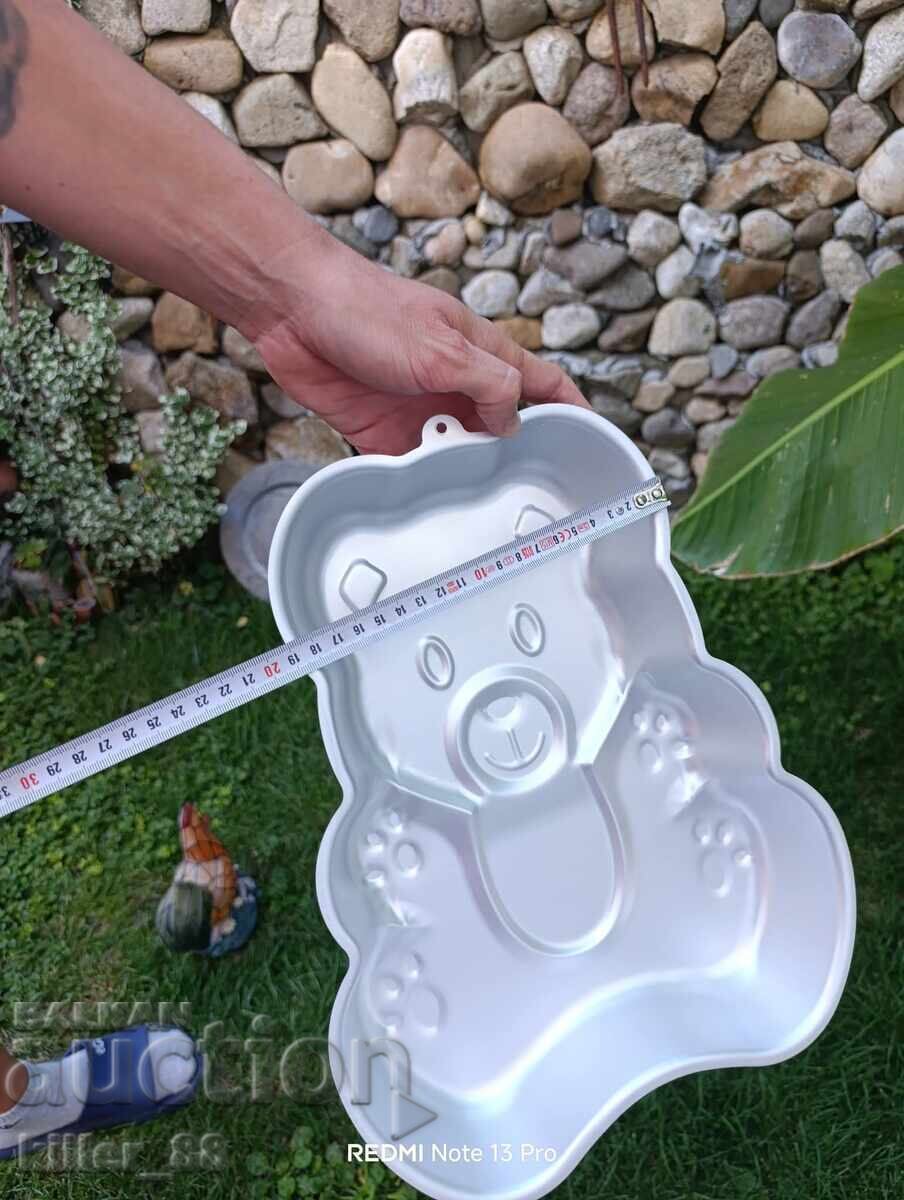 Αλουμινένιο καλούπι ψησίματος σε σχήμα αρκουδάκι - 7