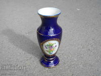 BEAUTIFUL BULGARIAN COBALT VASE PORCELAIN SIP