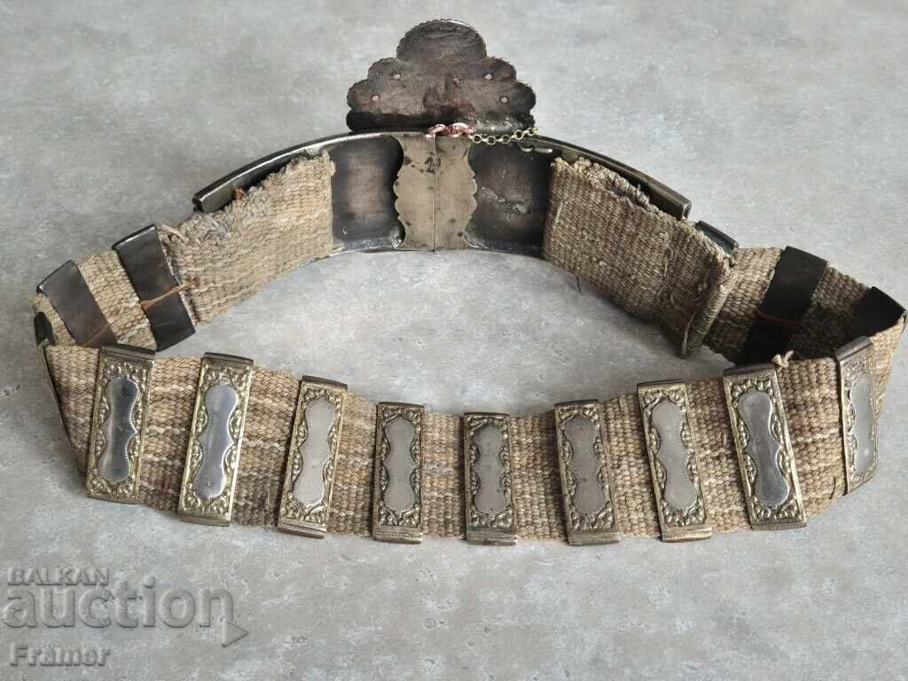 220-year-old silver belt, Aegean Thrace, Dedeagach, buckle - 6