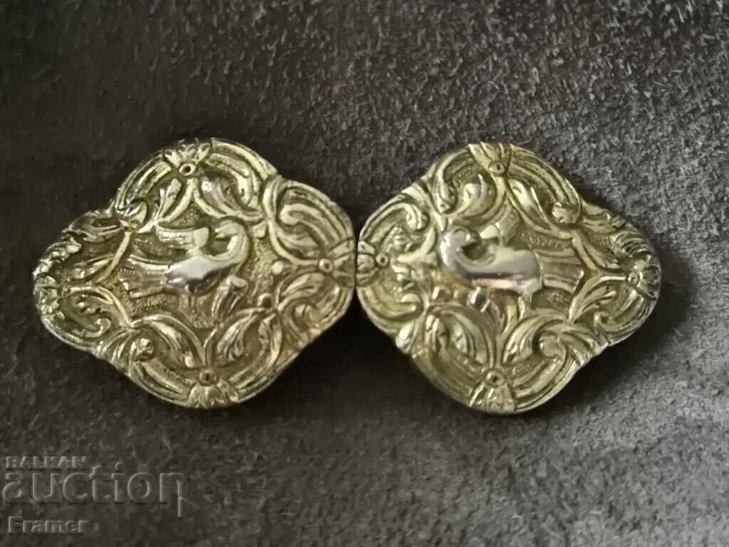 Revivalist gilded authentic silver buckles (pafti) costume with price € 360.00 | 704.10 BGN Revivalist gilded authentic silver buckles (pafti) costume with price € 360.00 | 704.10 BGN