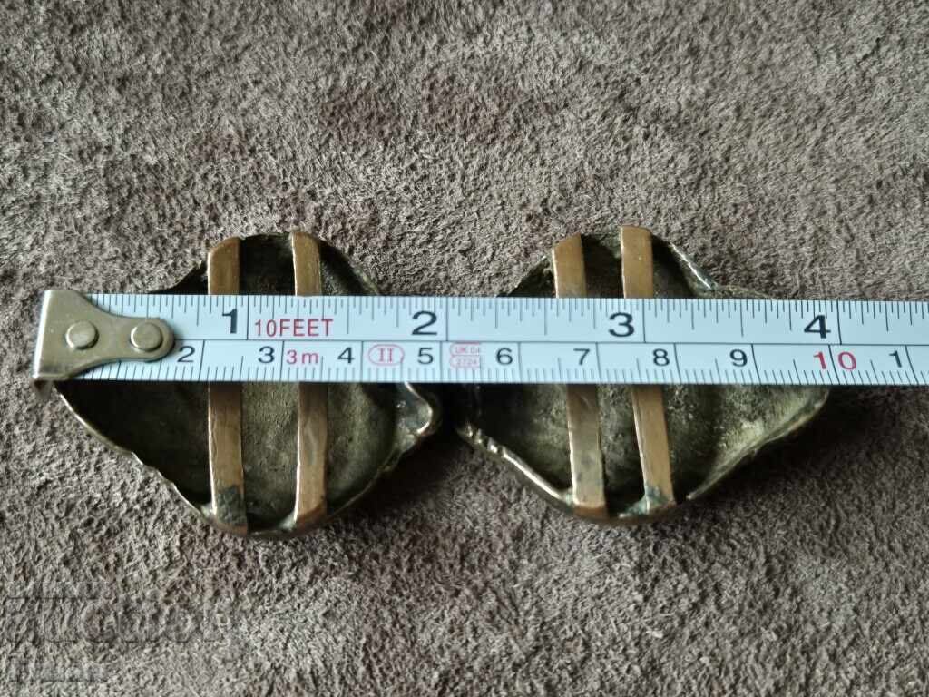 Revivalist gilded authentic silver buckles (pafti) costume - 7 Revivalist gilded authentic silver buckles (pafti) costume - 7