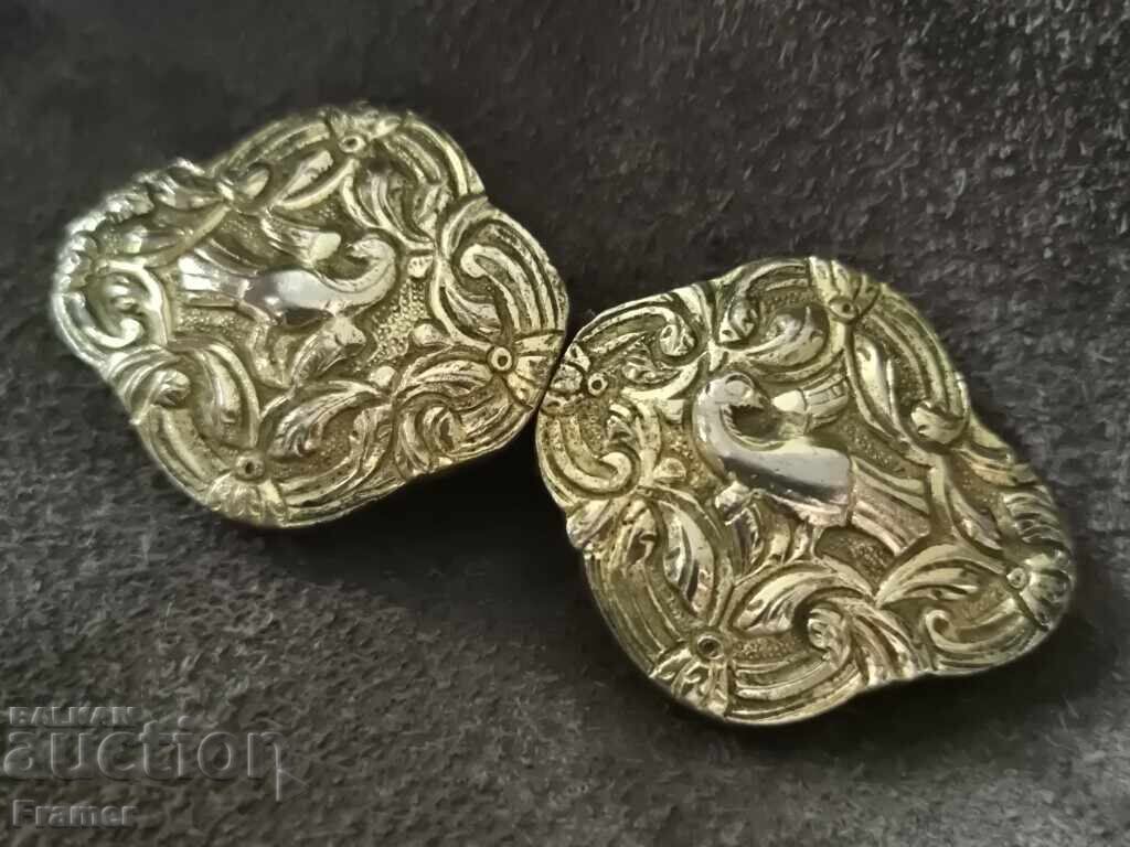 Възрожденски позлатени автентични сребърни пафти пафта носия