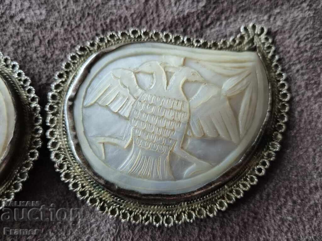 200-year-old Revival-era Kotel silver pafta (ornamental belt buckle) for traditional costume - 6 200-year-old Revival-era Kotel silver pafta (ornamental belt buckle) for traditional costume - 6