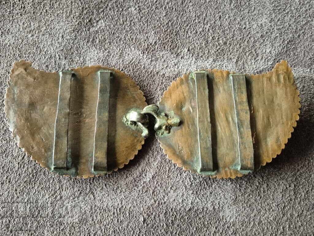 200-year-old Revival-era Kotel silver pafta (ornamental belt buckle) for traditional costume - 7 200-year-old Revival-era Kotel silver pafta (ornamental belt buckle) for traditional costume - 7