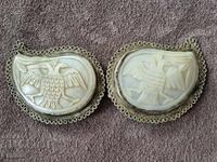 200-year-old Revival-era Kotel silver pafta (ornamental belt buckle) for traditional costume