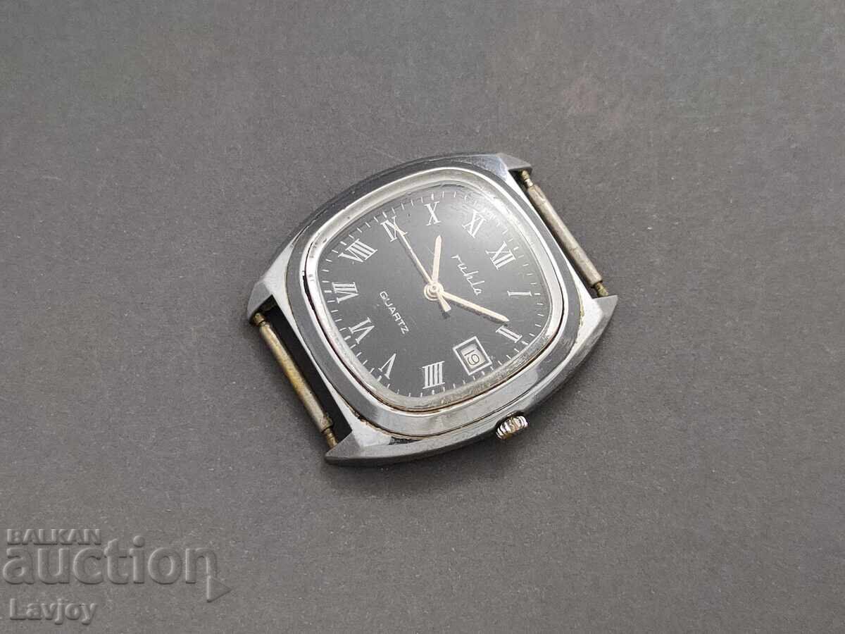 Аукцион Ruhla quartz черен циферблат