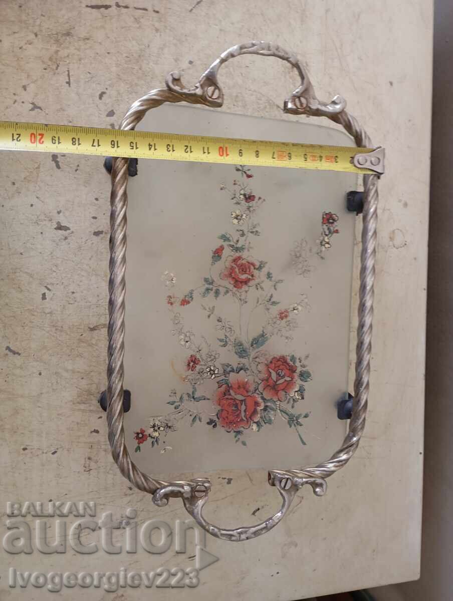 Vintage tray, serving tray with price 33.00 BGN | € 16.87