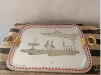 Tavă vintage, tavă Murano