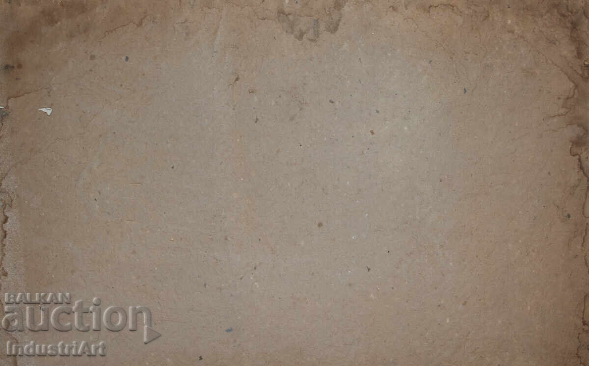 Old oil painting, genre scene, village landscape - 7