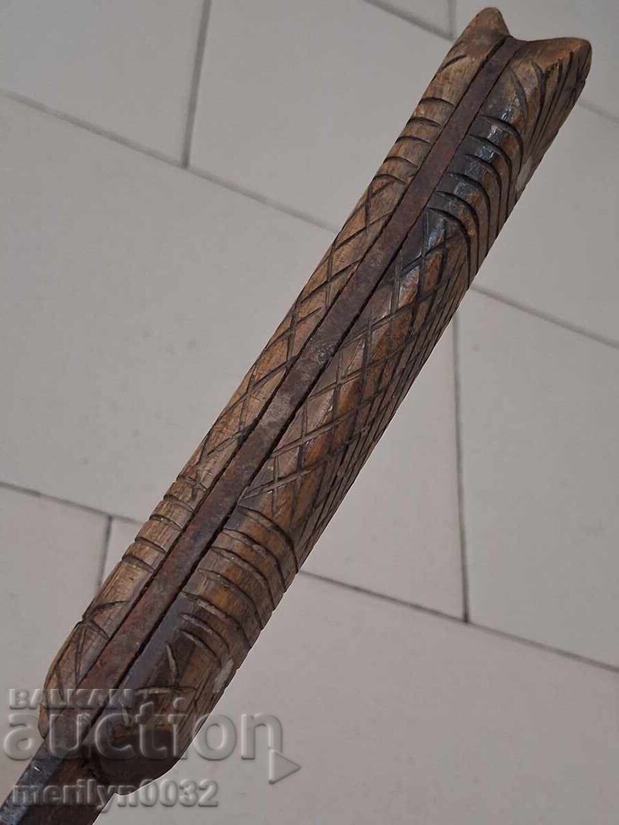 Χειροποίητο σφυρήλατο μαχαίρι με σφραγίδα μάστορα που ανήκε σε αναρχικό - 6