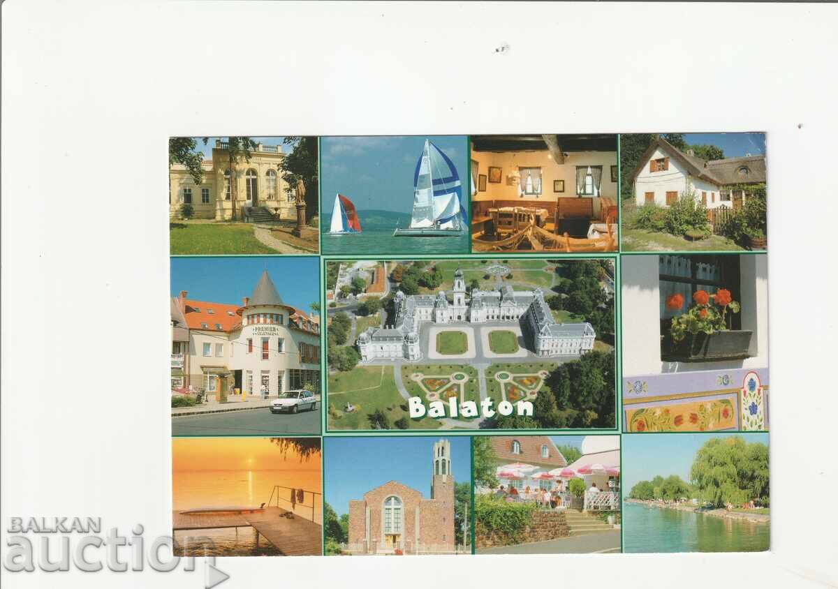 Унгария - Пътувала ПК с марка 100 фор.