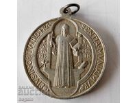 Monte Cassino. Sf. Benedict. Medalie catolică