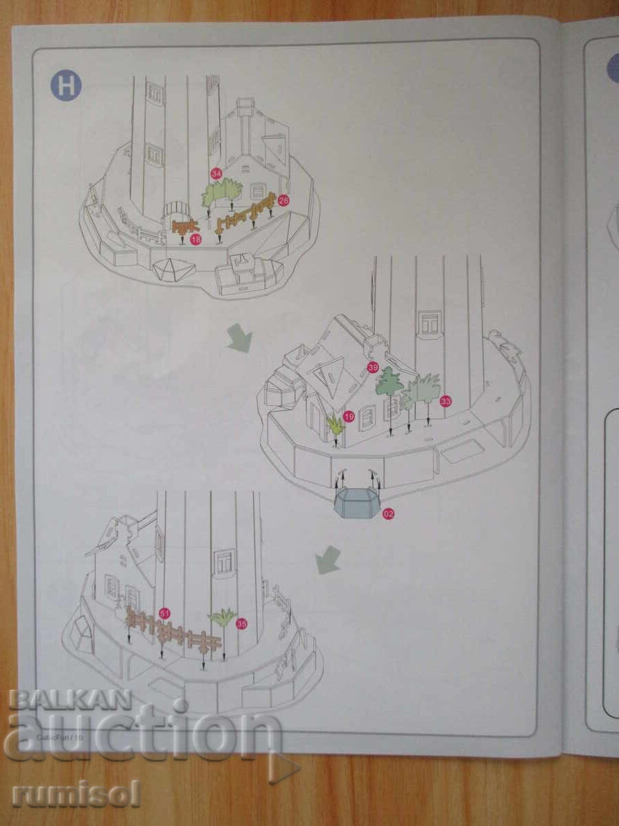 Livrarea Instrucțiuni de asamblare puzzle 3D din lemn Far luminos de mare