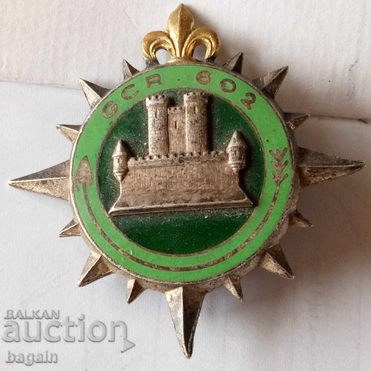 Military badge. France