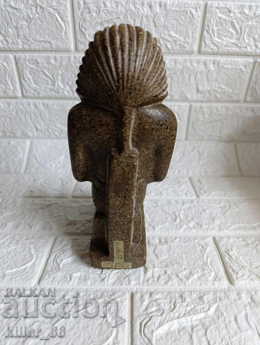 Доставка на Vintage египетска статуетка на фараон