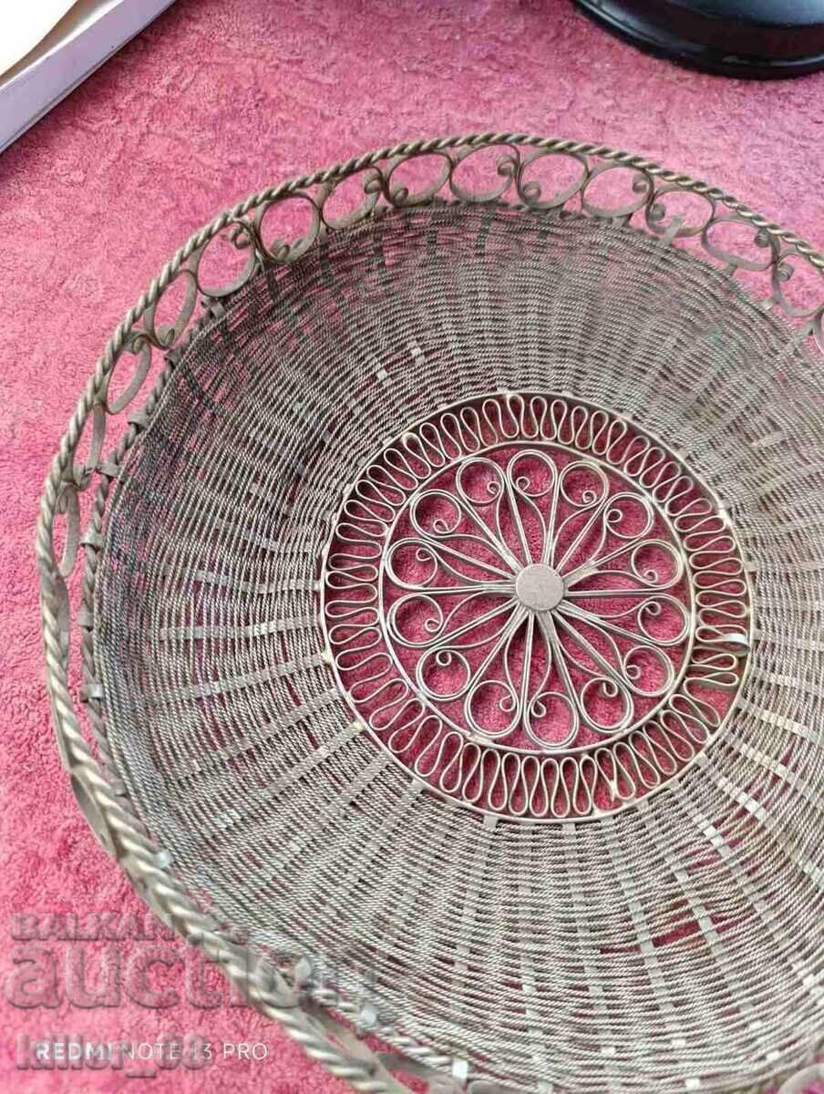 Аукцион Стара фруктиера плетка филигран