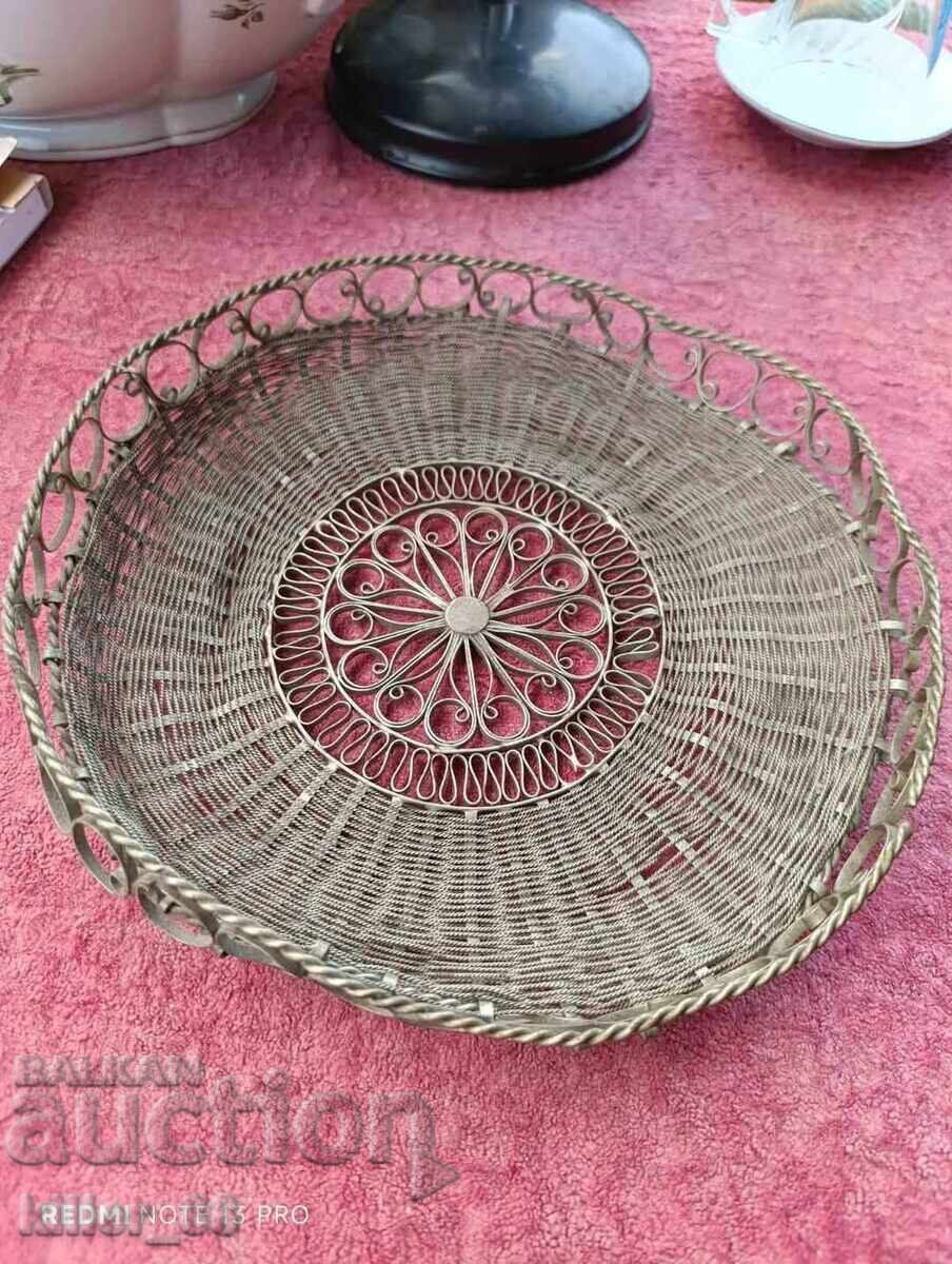 Доставка на Стара фруктиера плетка филигран