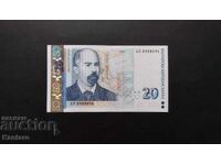 Bancnotă - BULGARIA - 20 leva - 1999 - aUNC - seria AP