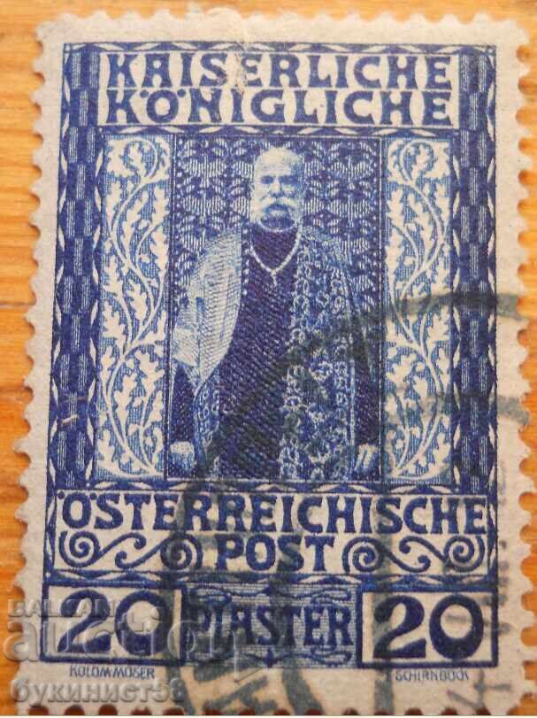 Austria "Franz Joseph I" - 1908 (Austro-Turkish Post)