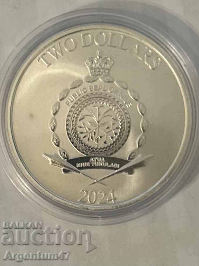 Delivery of SILVER 1 OZ 2024 NIUE - SPIDER-MAN AND GOBLIN MARVEL