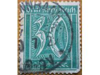 Germania "Mărci de serviciu" - 1921-22